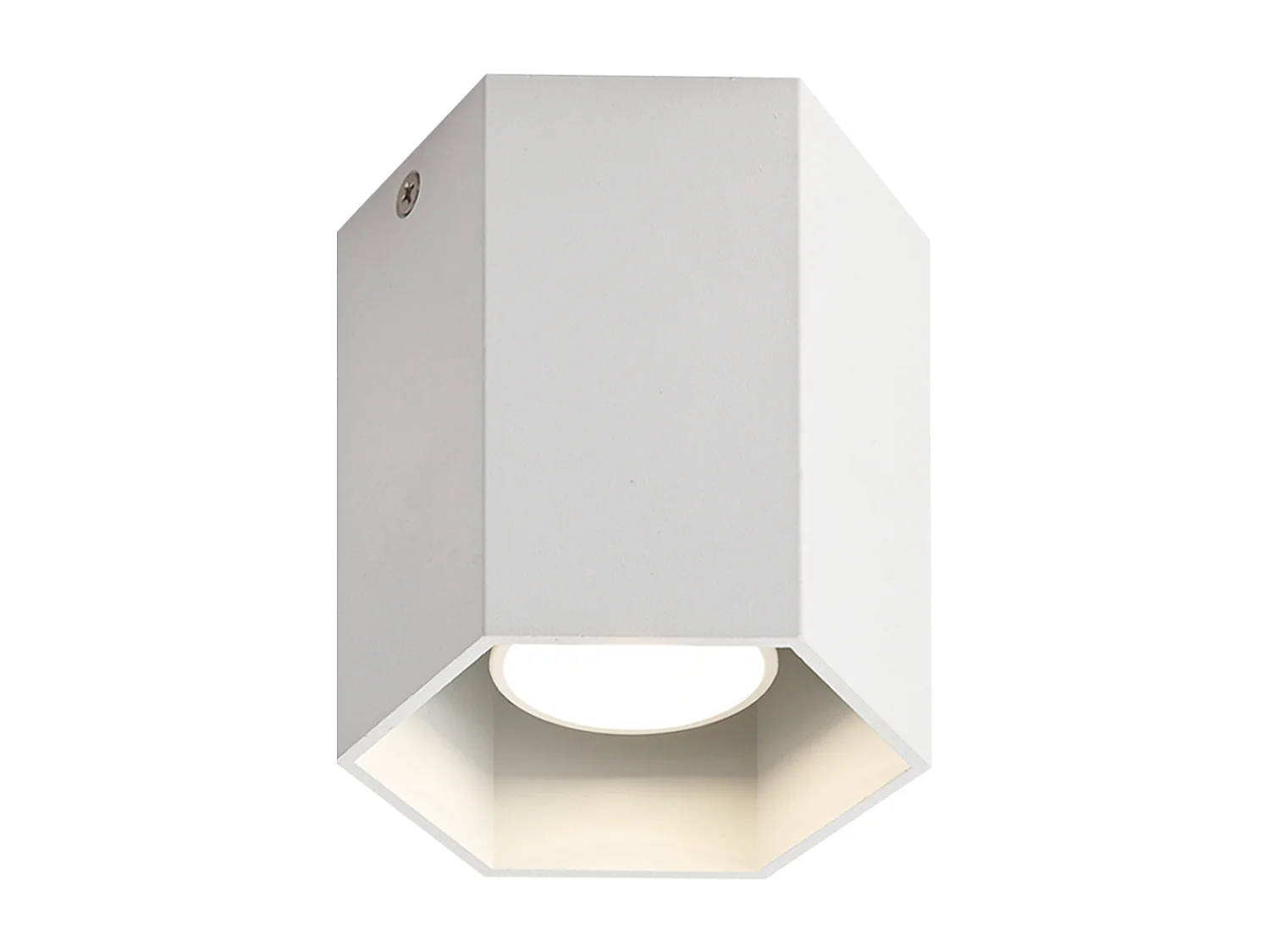 NETTLIFE Spots en saillie plafonnier blanc : moderne GU10 en aluminium lampe de couloir pour salle à manger sans ampoule