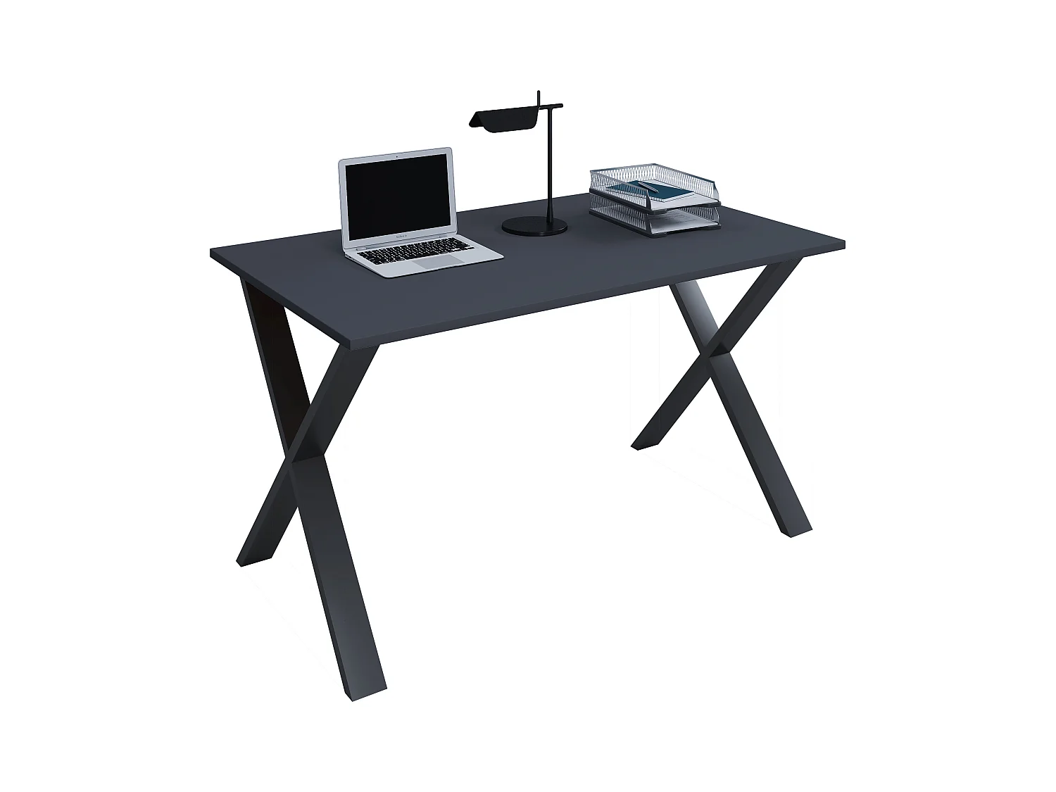 Desk Lona Black / Anthracite H. 76 x W. 140 x D. 80 cm