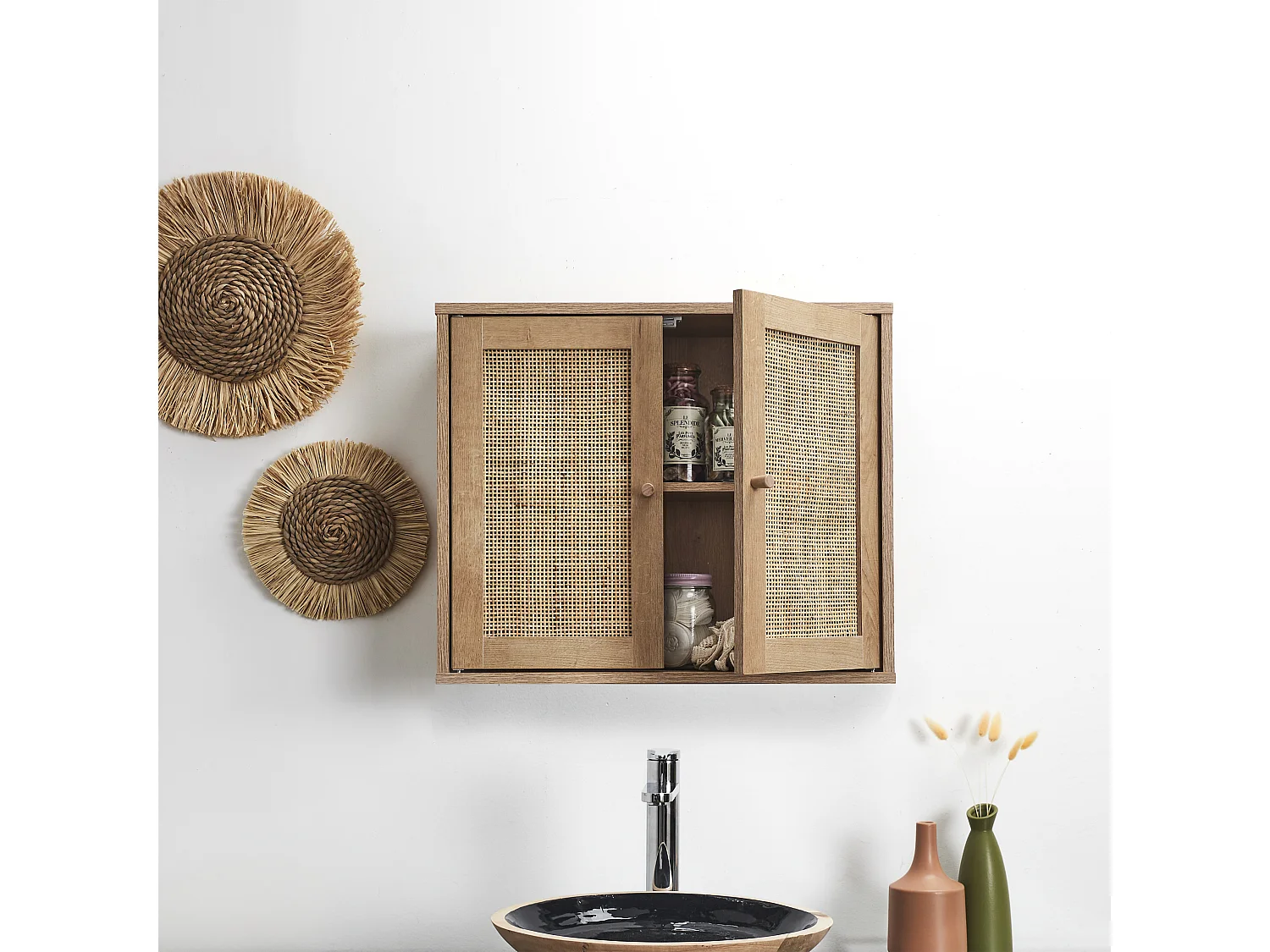 Armoire Murale Bali Marron