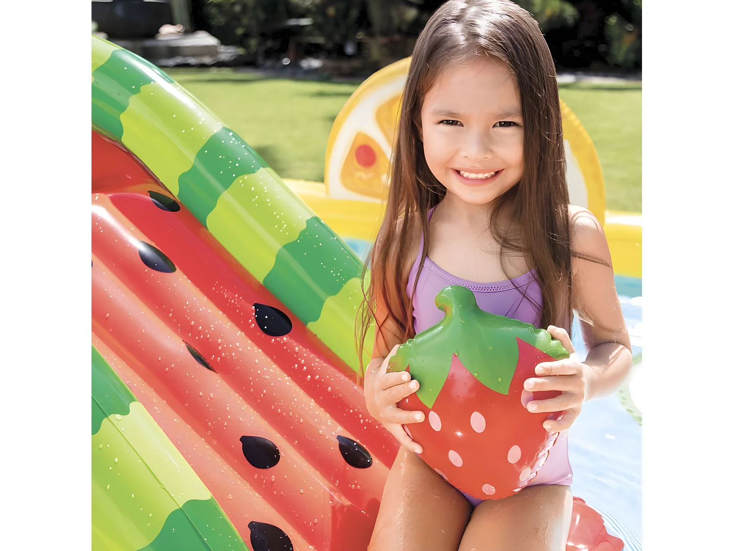 Aire de jeux gonflable Fruits - Intex