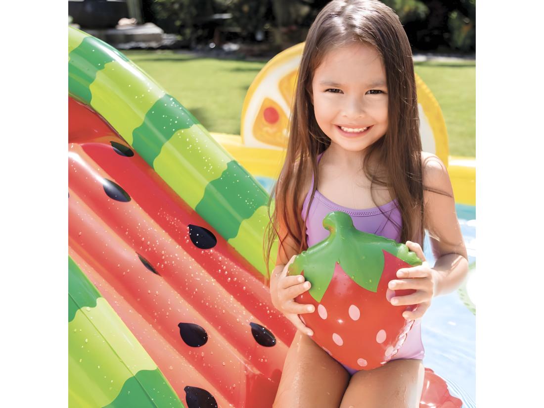 vente unique Aire de jeux gonflable Fruits - Intex