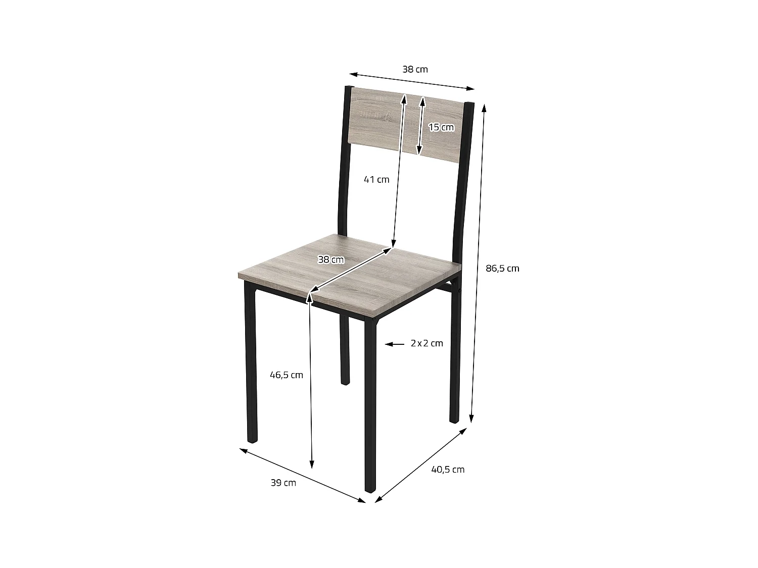 Set tavolo da pranzo per cucina 4 pezzi rovere sonoma set di mobili soggiorno