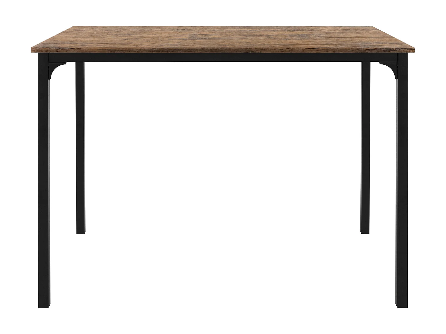 Juego de comedor de 4 piezas muebles roble rústico 2 sillas, 1 mesa, 1 banco