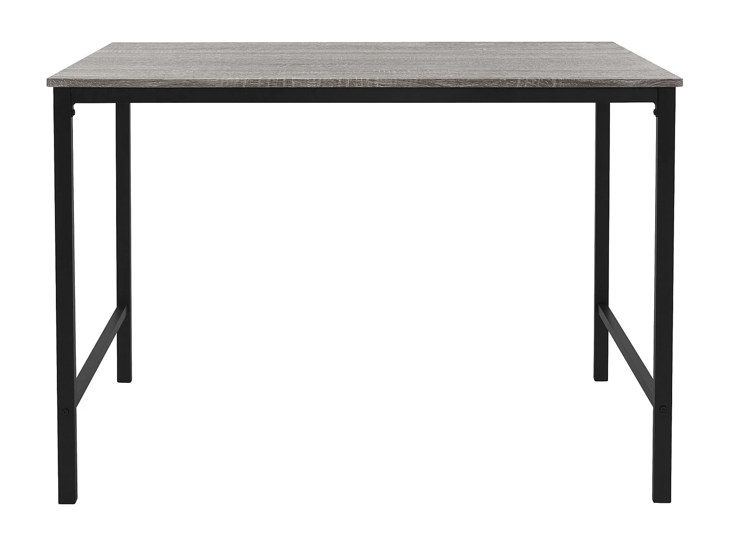 3 Pièces meubles de salle à manger de cuisine 1 table 2 banquettes chêne gris