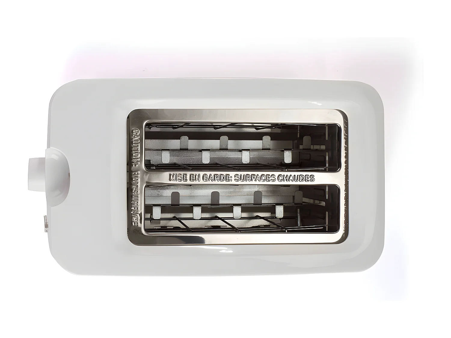 Grille-pain 2 fentes blanc 750W