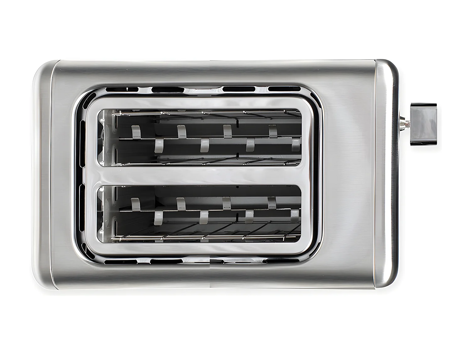 Grille-pain digital 2 fentes larges 850W gris