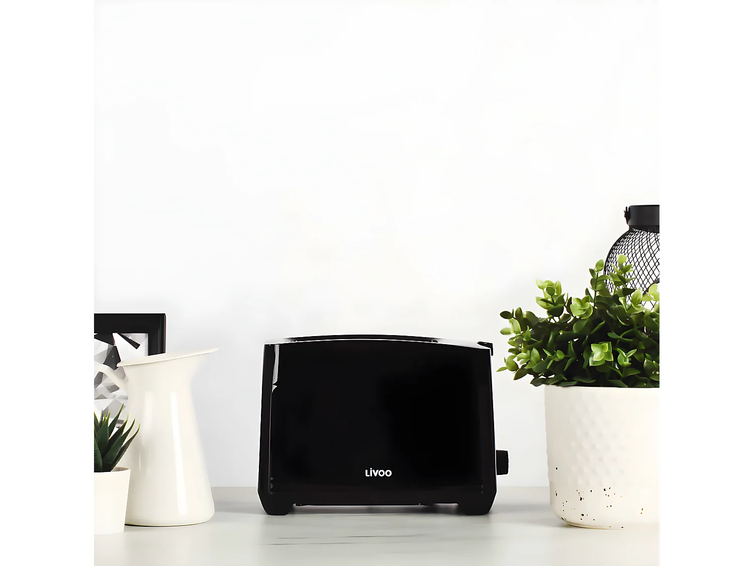 Grille-pain 2 fentes noir 750W