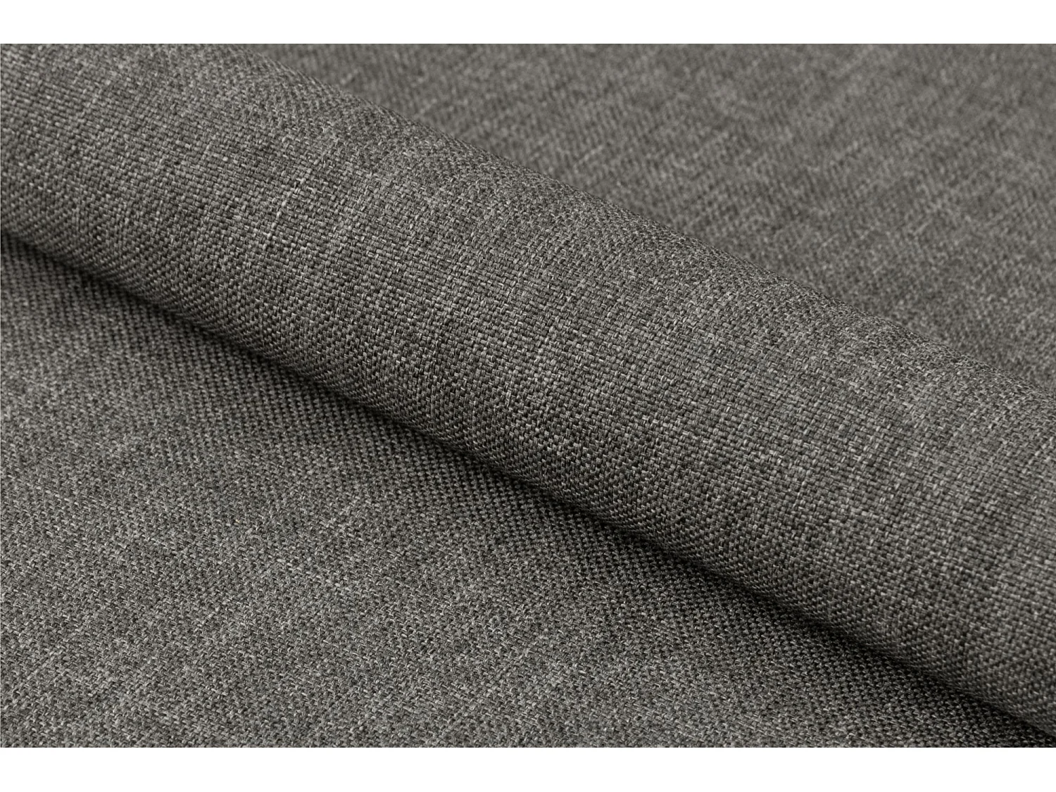 Tabourets de bar en tissu piétement métal noir (lot de 2) - WILLY