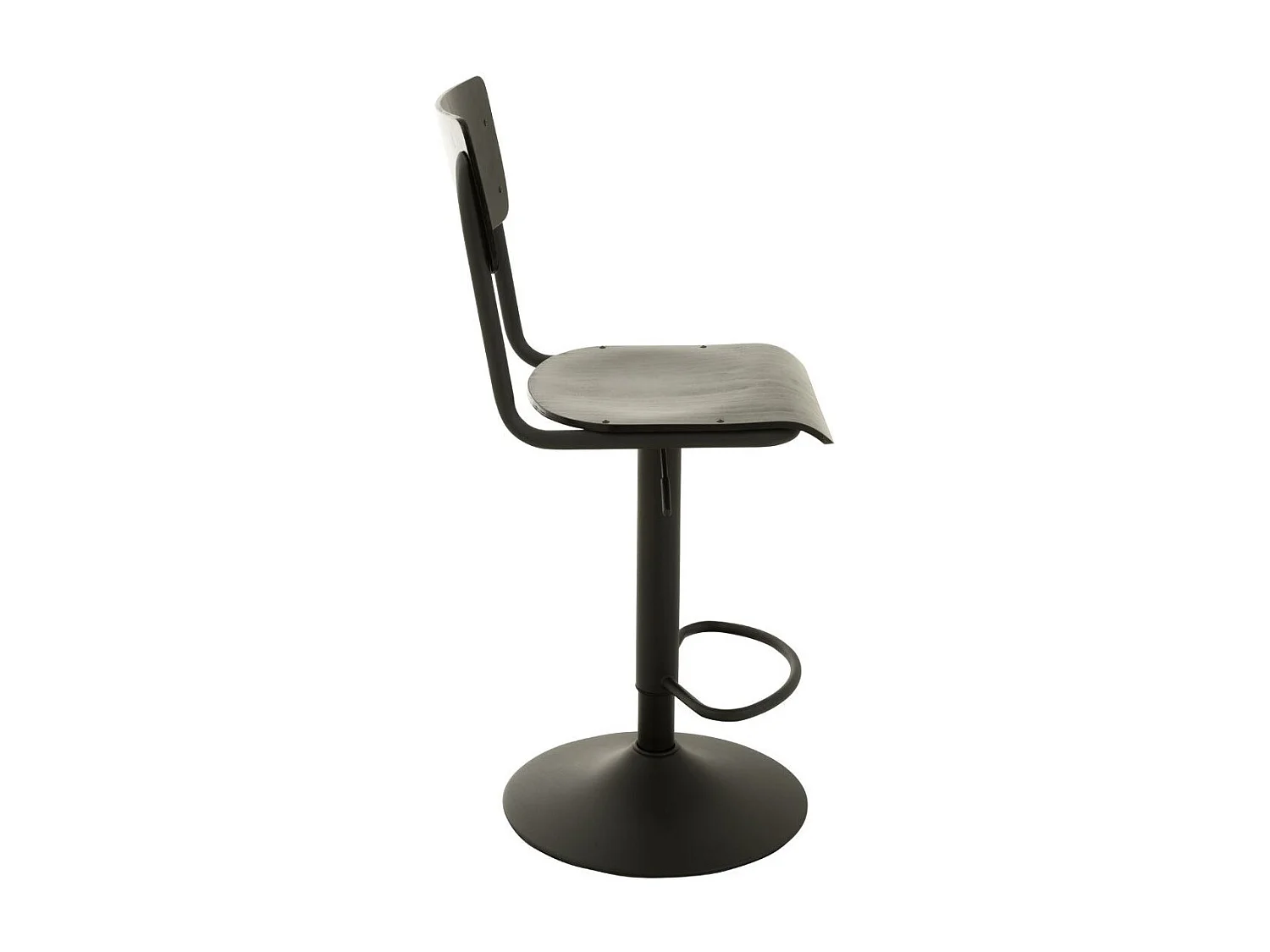 Chaises de bar écolier en bois et en métal (lot de 2) - NICOLAS