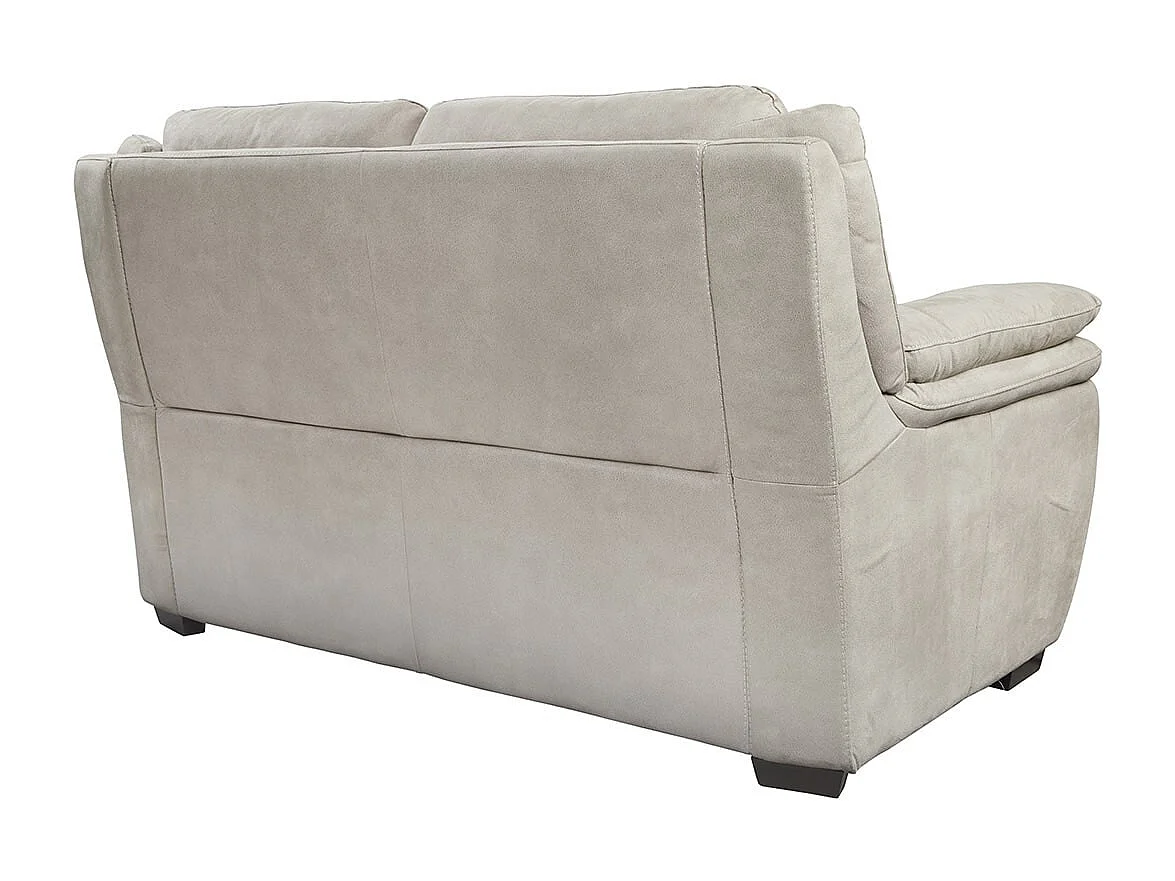 ASTIO - Canapé Fixe 2 Places Tissu Majestic Beige