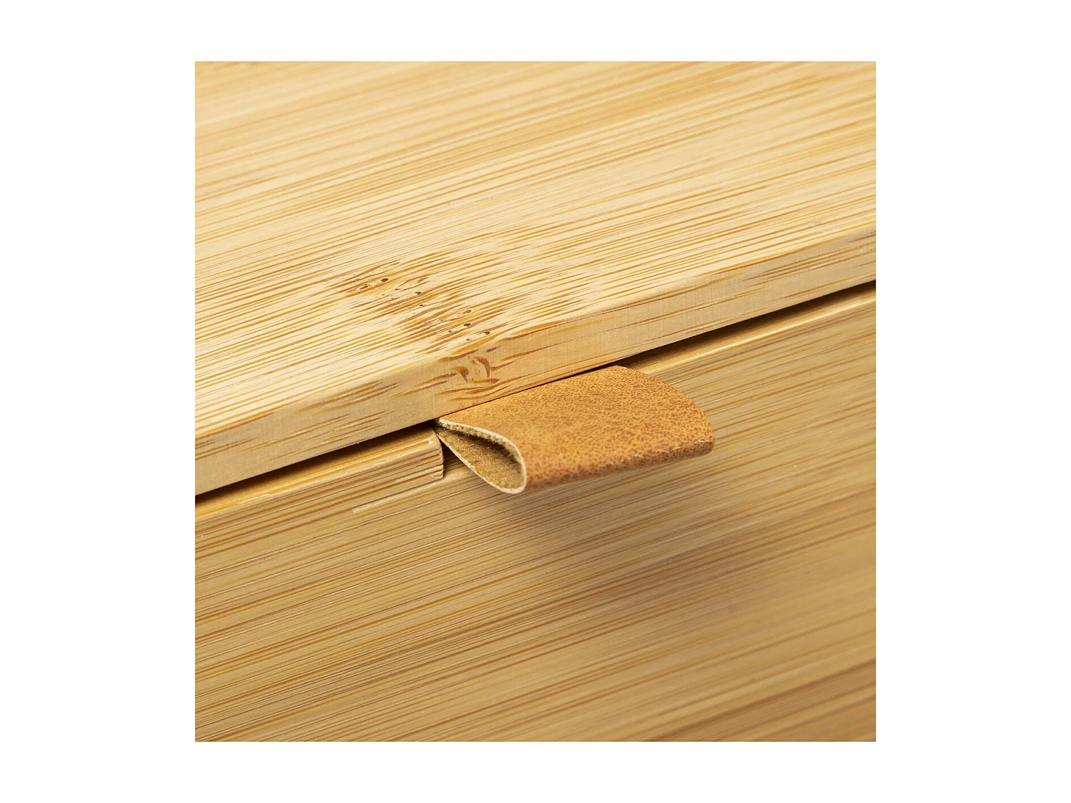 Boîte Déco 3 Tiroirs "Bambou" 21cm Naturel