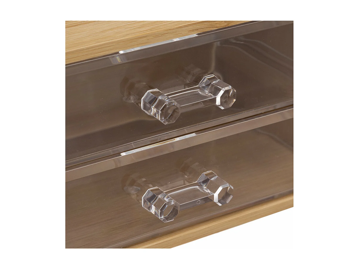 Boîte à Bijoux 2 Tiroirs "Selena" 19cm Naturel