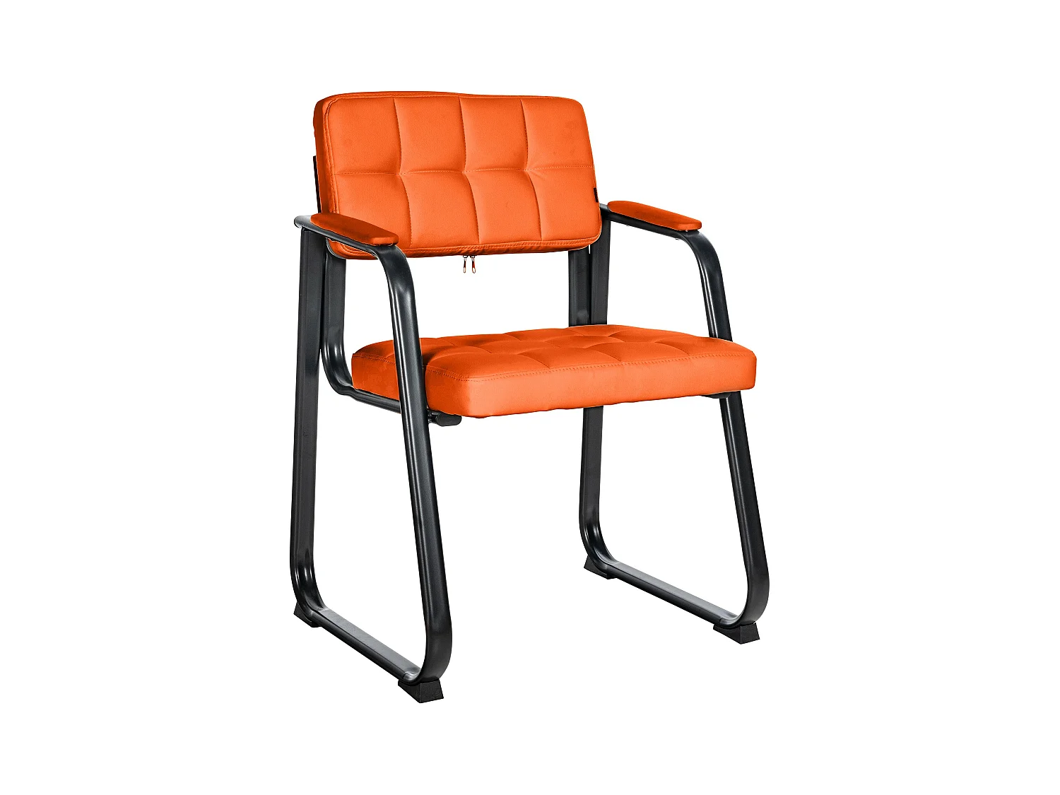 chaises avec accoudoirs - Similicuir & Nature - Orange - Canada B