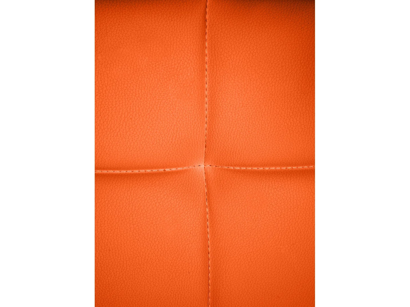 Stuhl mit Armlehnen - Kunstleder & natura - orange - Canada B