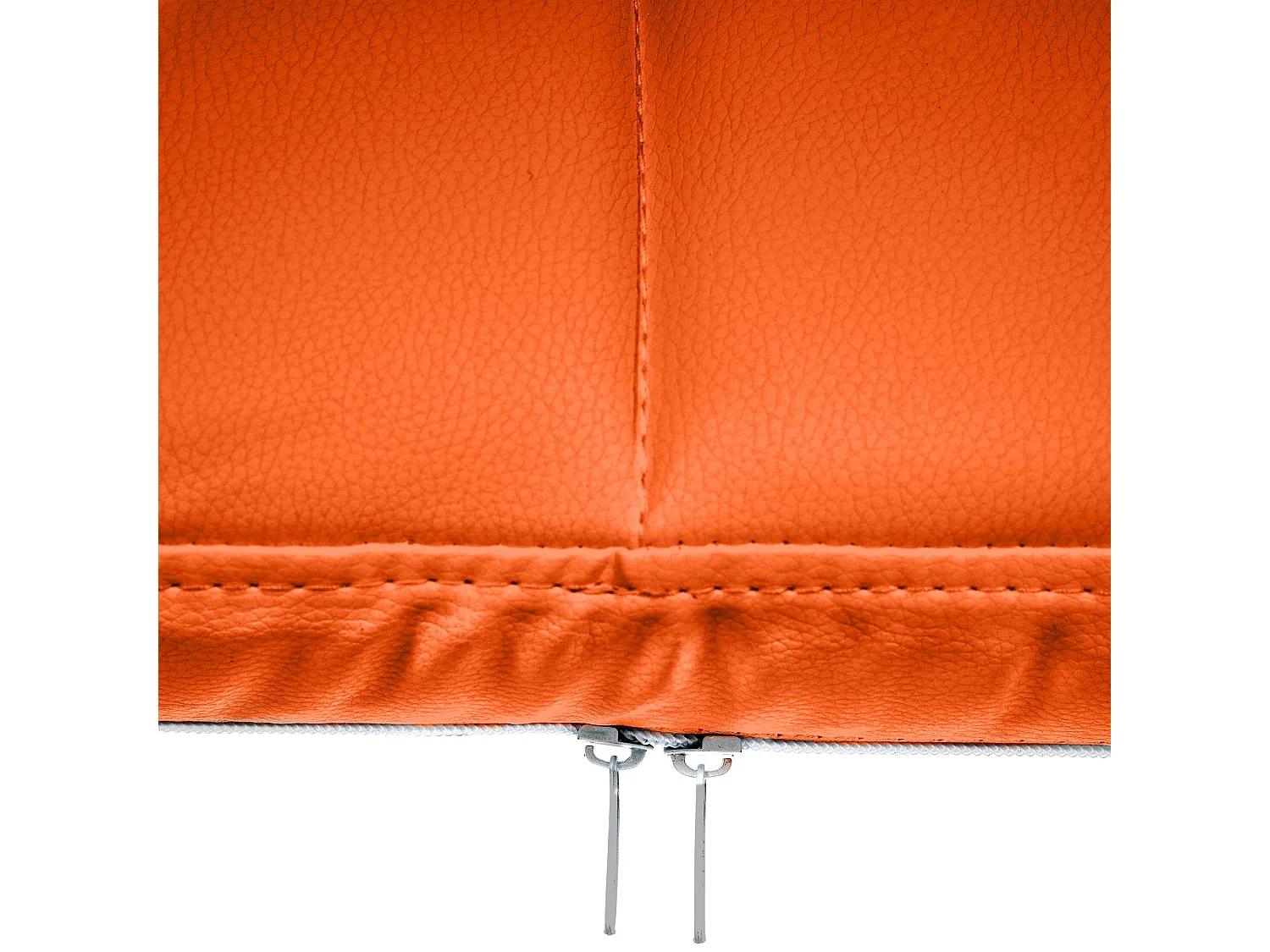 Stuhl mit Armlehnen - Kunstleder & natura - orange - Canada B