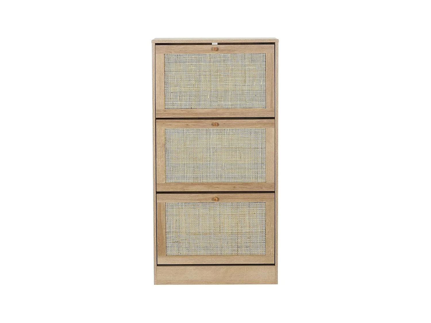 Meuble à chaussures 3 Tiroirs Rotin H113 cm - BALI