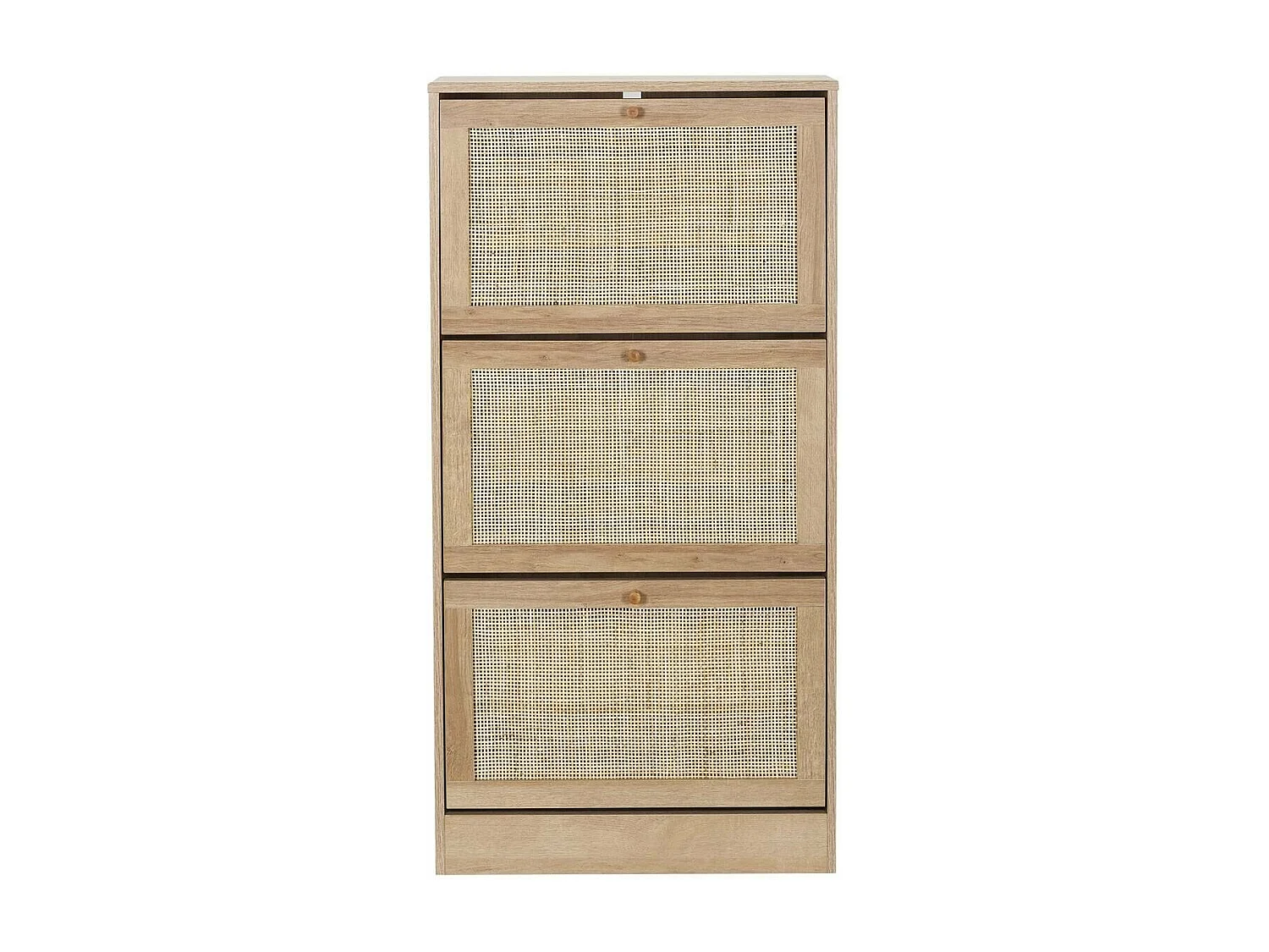 Meuble à chaussures 3 Tiroirs Rotin H113 cm - BALI