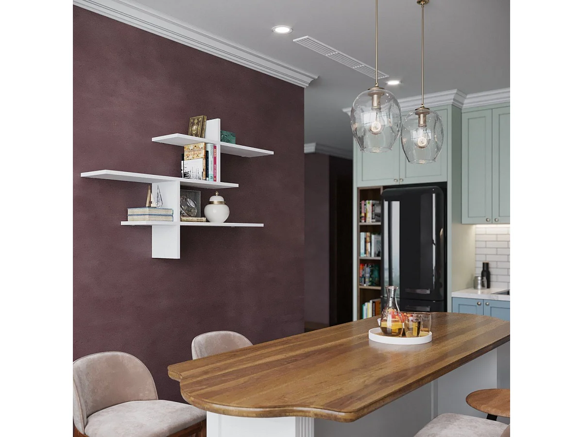 Estante de pared suspendido L123 cm - LEO