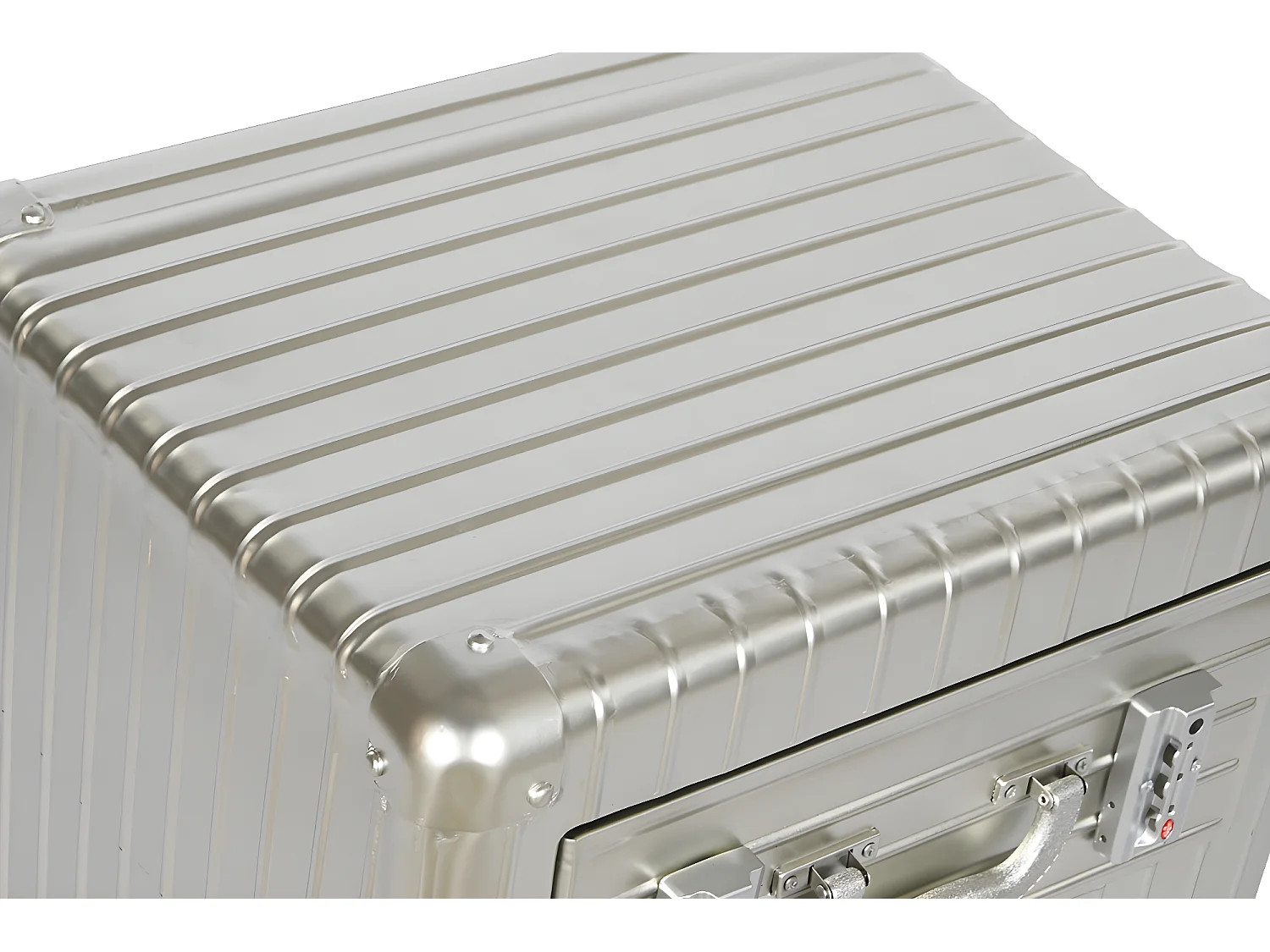 Table de nuit, table de chevet avec 2 tiroirs en bois MDF et métal coloris argenté - longueur 46 x profondeur 39 x Hauteur 63 cm