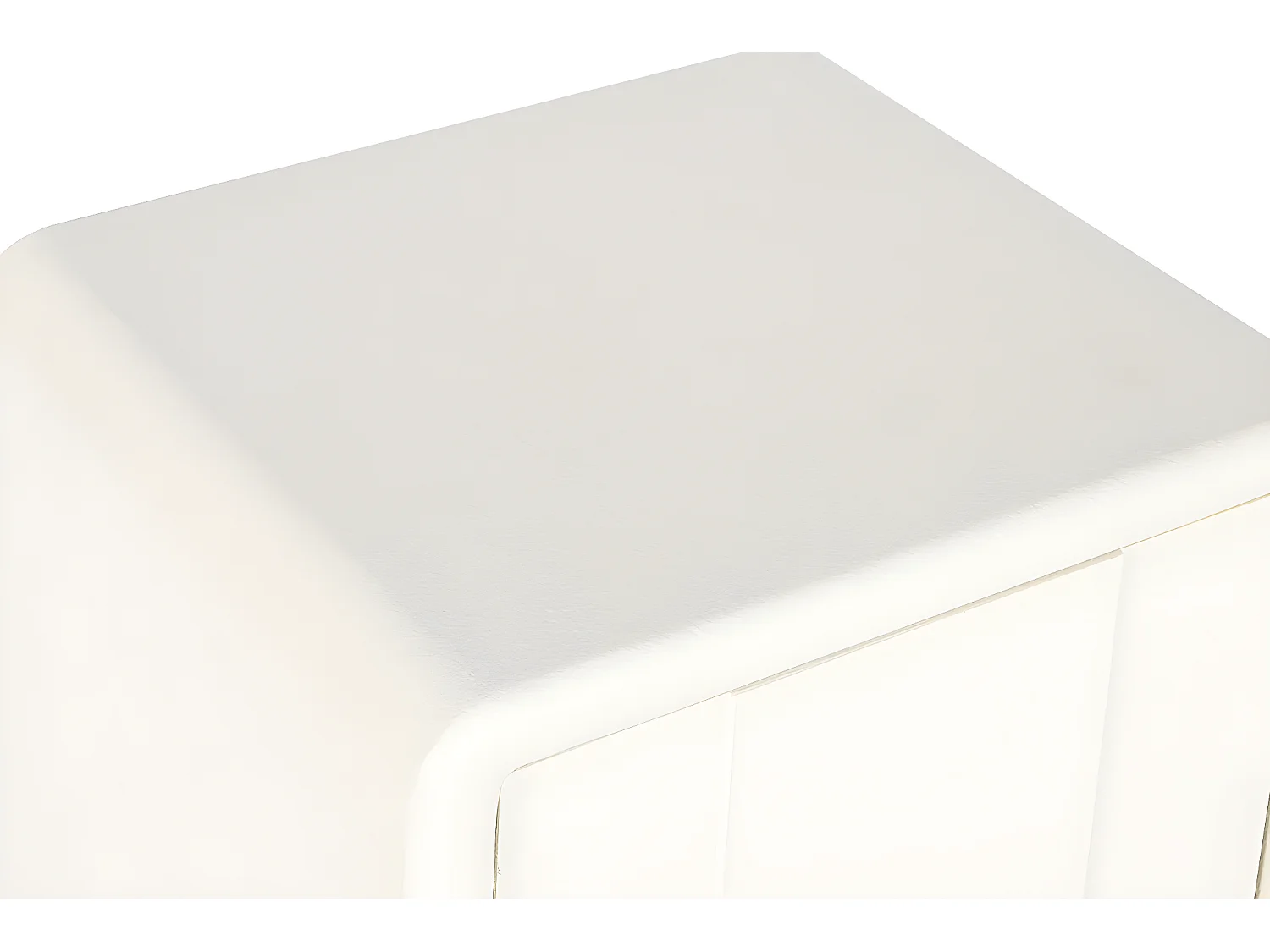 Table de nuit, table de chevet avec 1 porte en bois coloris blanc- longueur 45 x profondeur 40 x Hauteur 55 cm