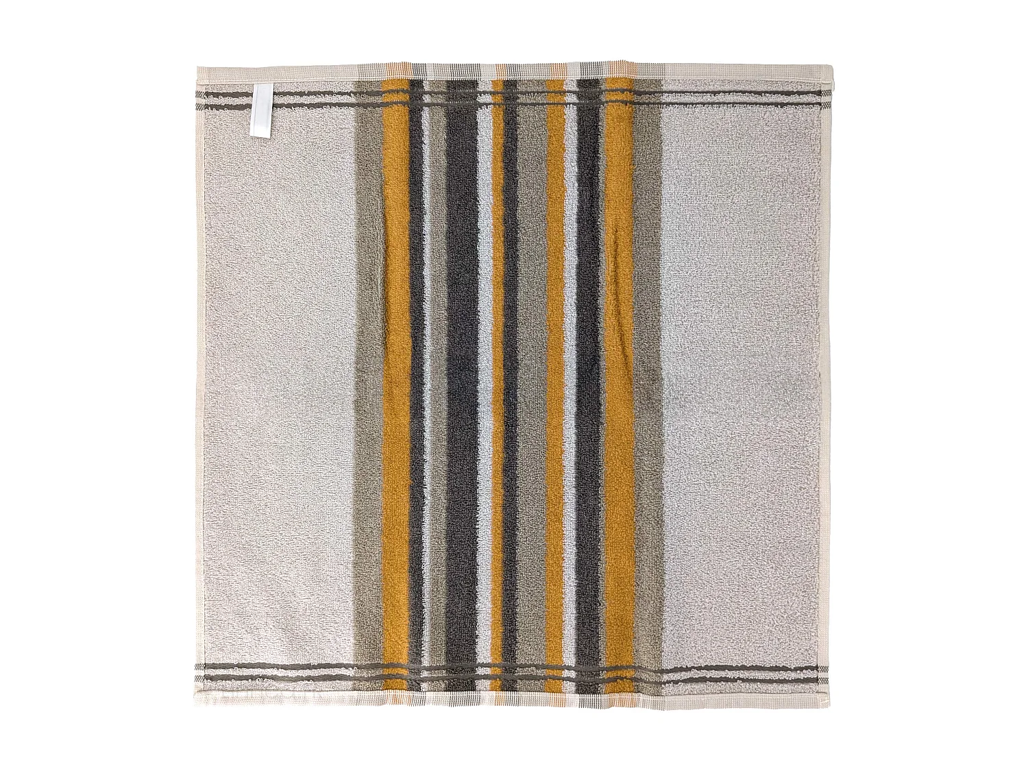 Lot de 2 torchons de cuisine 50x50cm coton CITY jaune