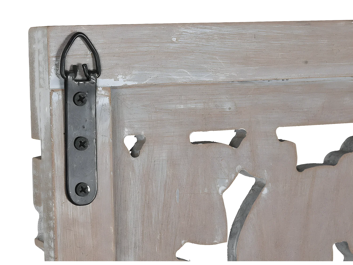 Ensemble de tête de lit en bois coloris gris  - longueur 180 x profondeur 3 x Hauteur 180 cm