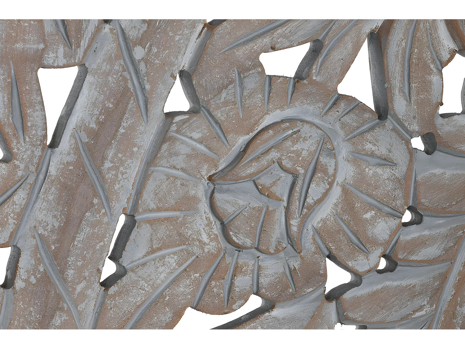 Ensemble de tête de lit en bois coloris gris  - longueur 180 x profondeur 3 x Hauteur 180 cm