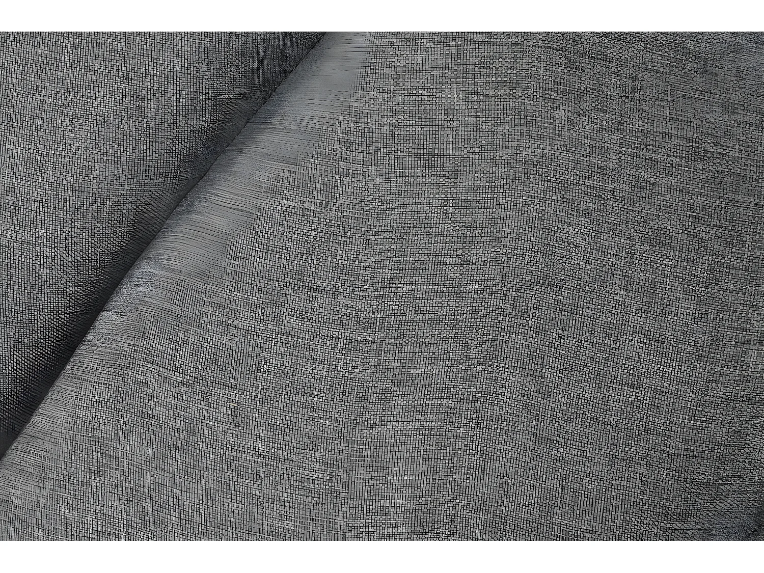 Tête de lit en bois et polyester coloris gris -  longueur 189 x profondeur 8 x Hauteur 180 cm