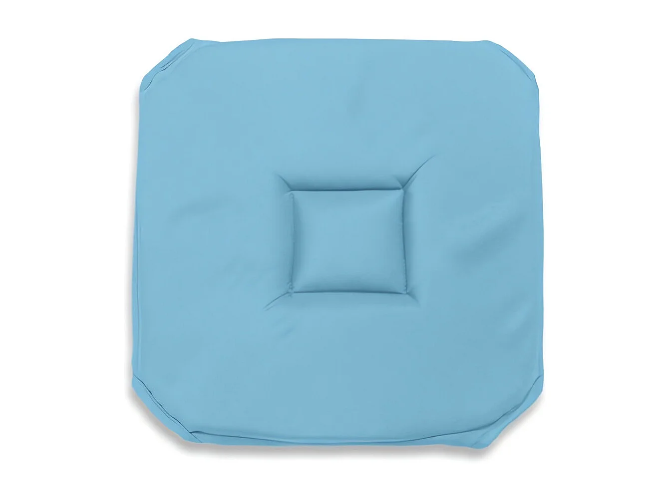 Dessus de chaise gobelin 40x40 cm ALIX turquoise