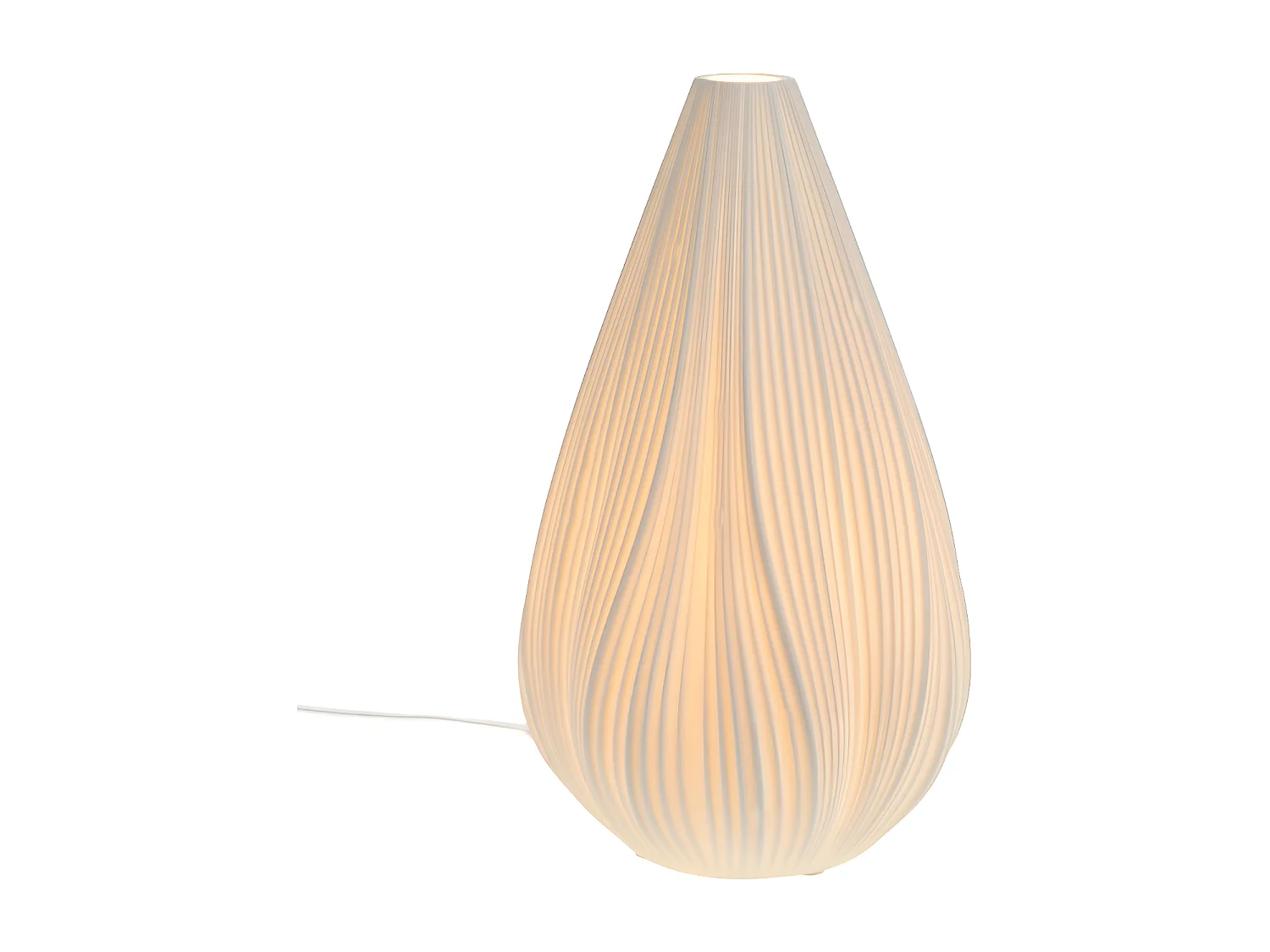 Lampe à poser Flore en porcelaine - Amadeus