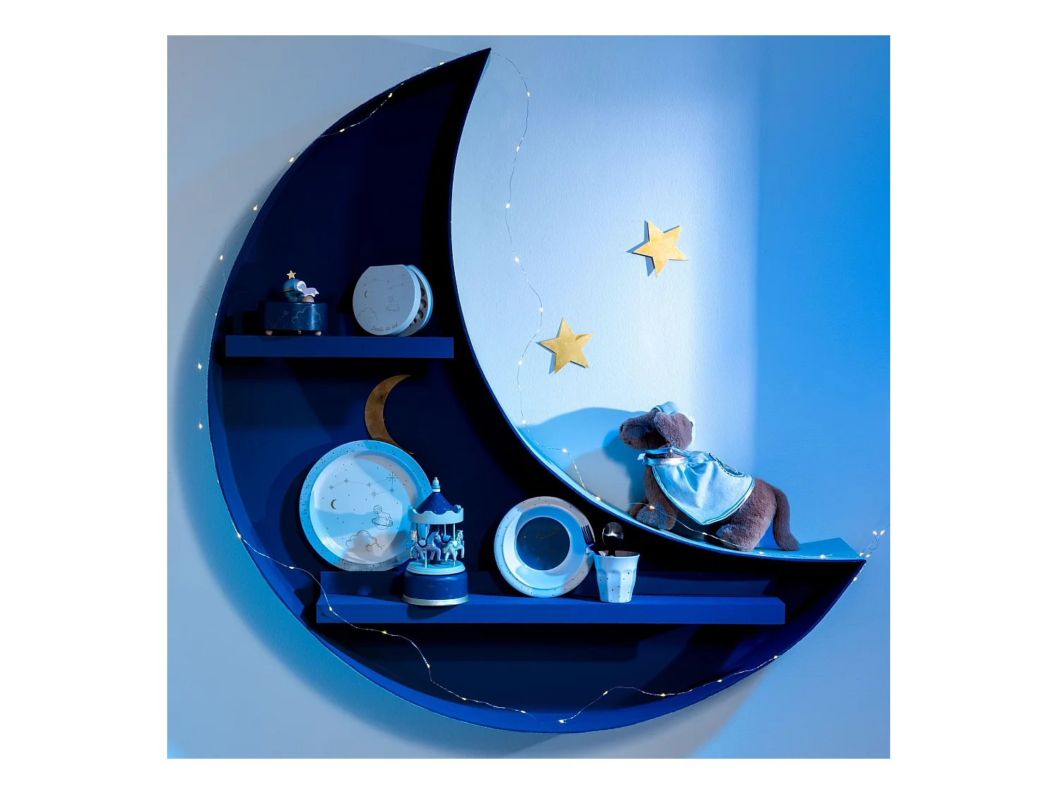 Caja para dientes de leche blanco Marcel 3x12x12 cm