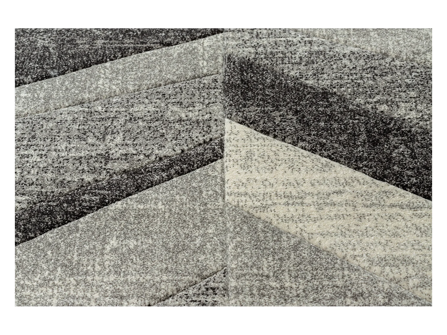 Tapijt FEEL 5673/16811 Zilverspar grijskleuring / anthracytkleuring /  120x170 cm