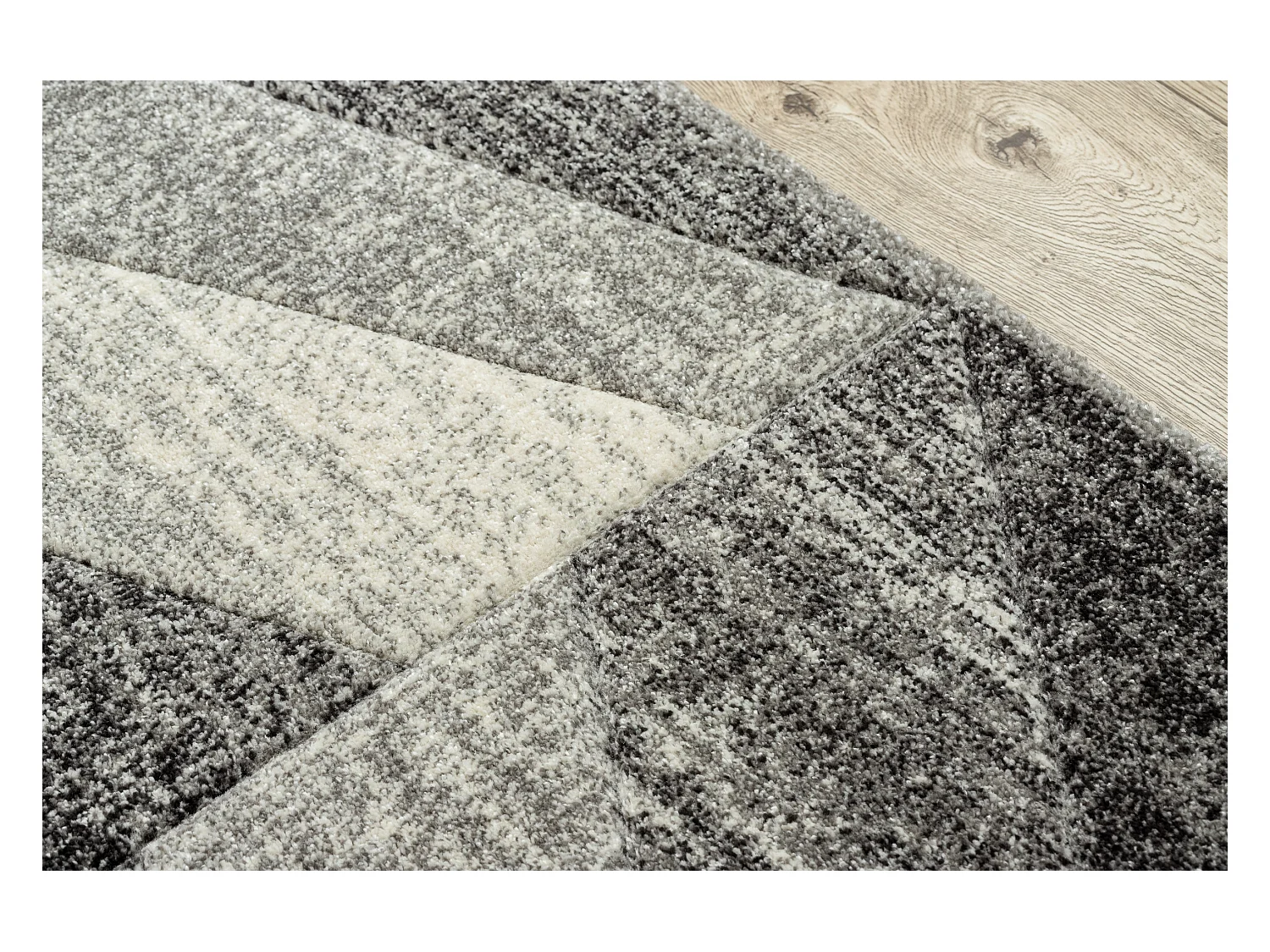 Tapijt FEEL 5673/16811 Zilverspar grijskleuring / anthracytkleuring /  120x170 cm