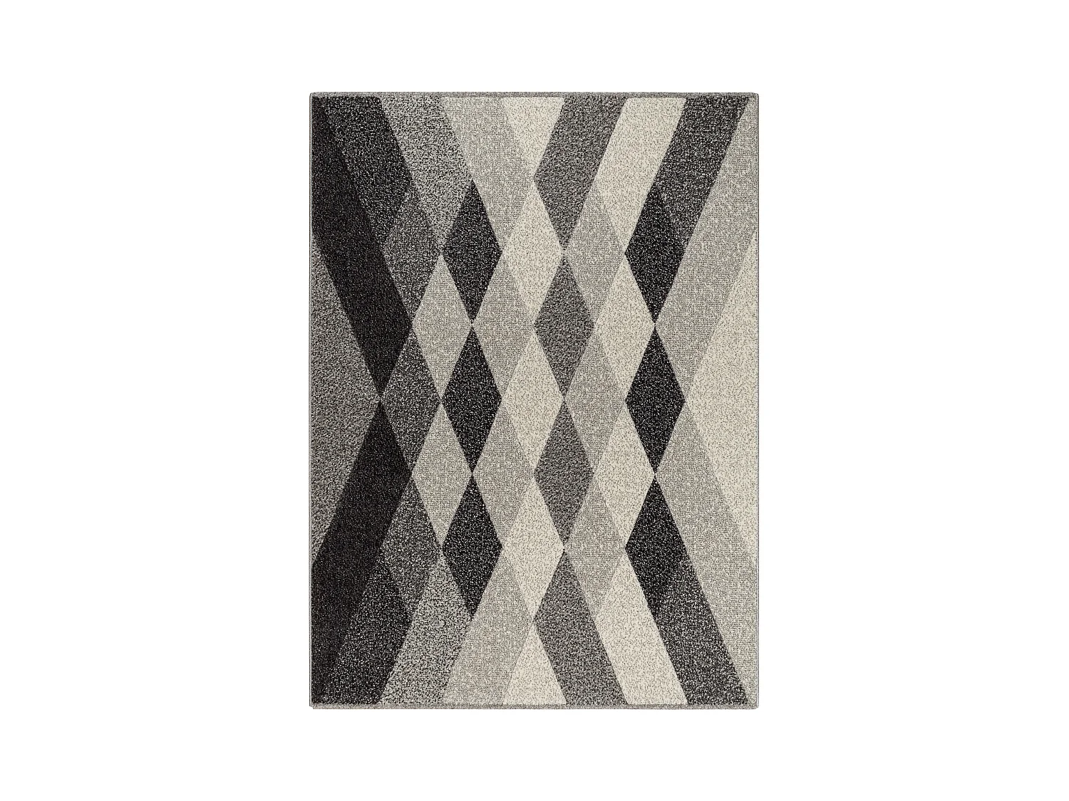 Tapijt FEEL 5674/16811 RUIT , grijskleuring / anthracytkleuring / crè 120x170 cm