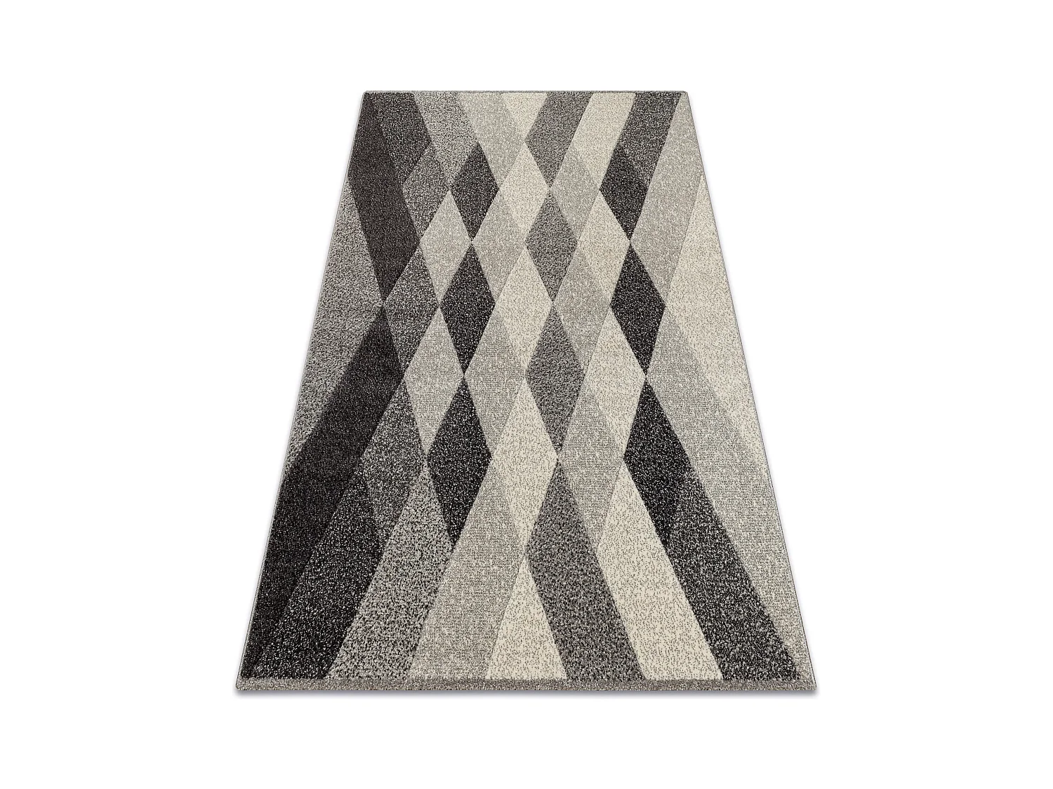 Tapis FEEL 5674/16811 LOSANGES gris / anthracite / crème 80x150 cm