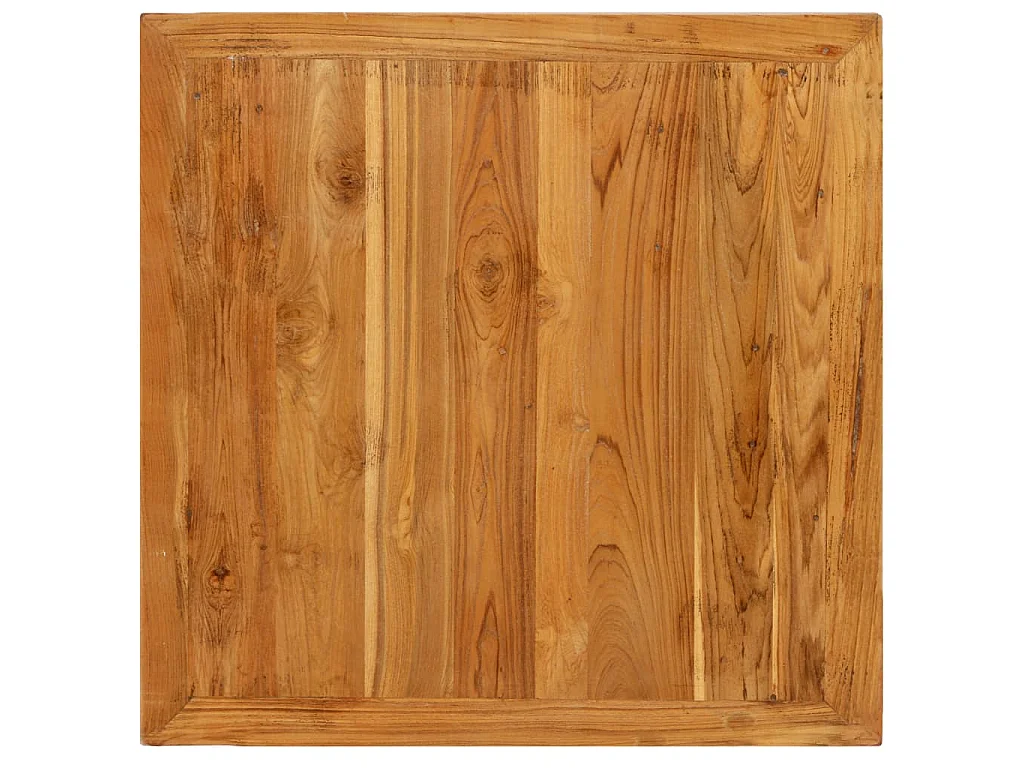 Tavolo da Bar in Teak Massello di Recupero 60x60x107 cm