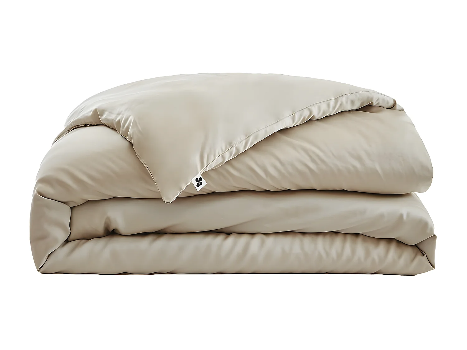 DALIA - Housse de Couette 260x240cm 100 % Viscose de Bambou Pampa