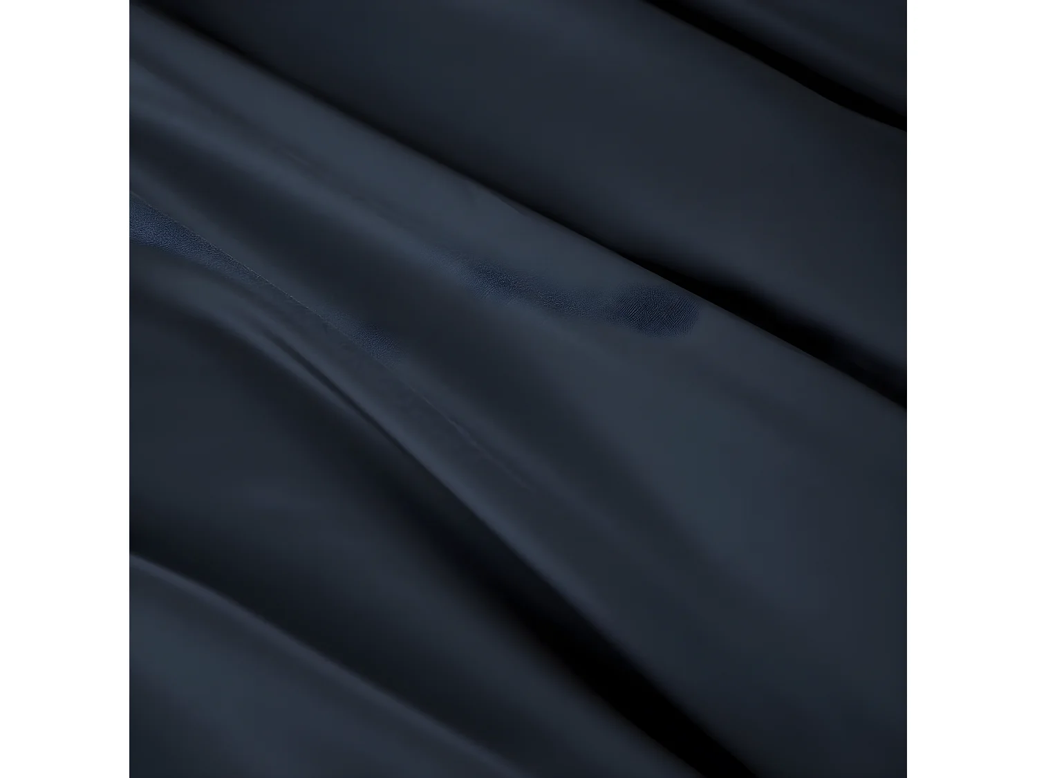 DALIA - Housse de Couette 260x240cm 100 % Viscose de Bambou Bleu nuit