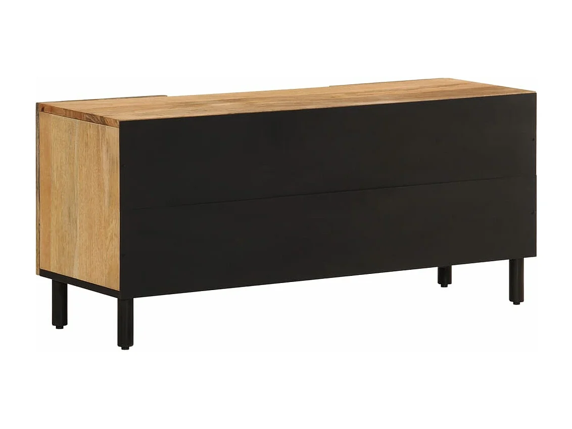 Meuble TV 105x33x46 cm Bois massif de manguier