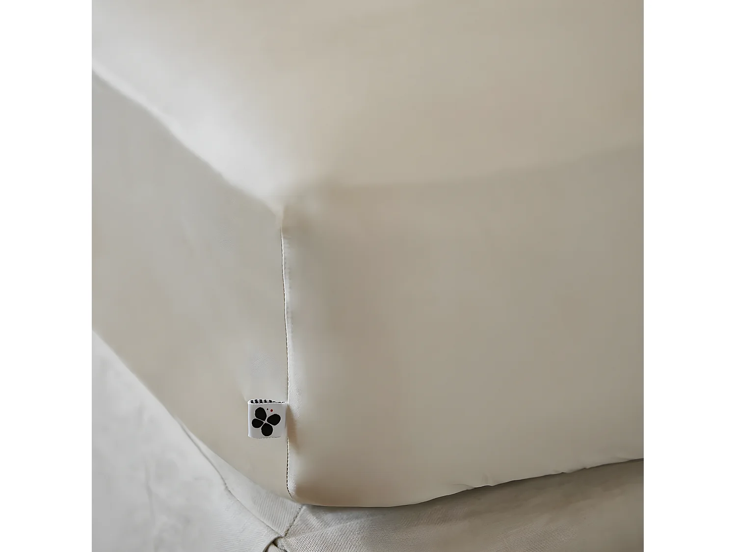 DALIA - Drap Housse 140x190cm 100 % Viscose de Bambou Pampa