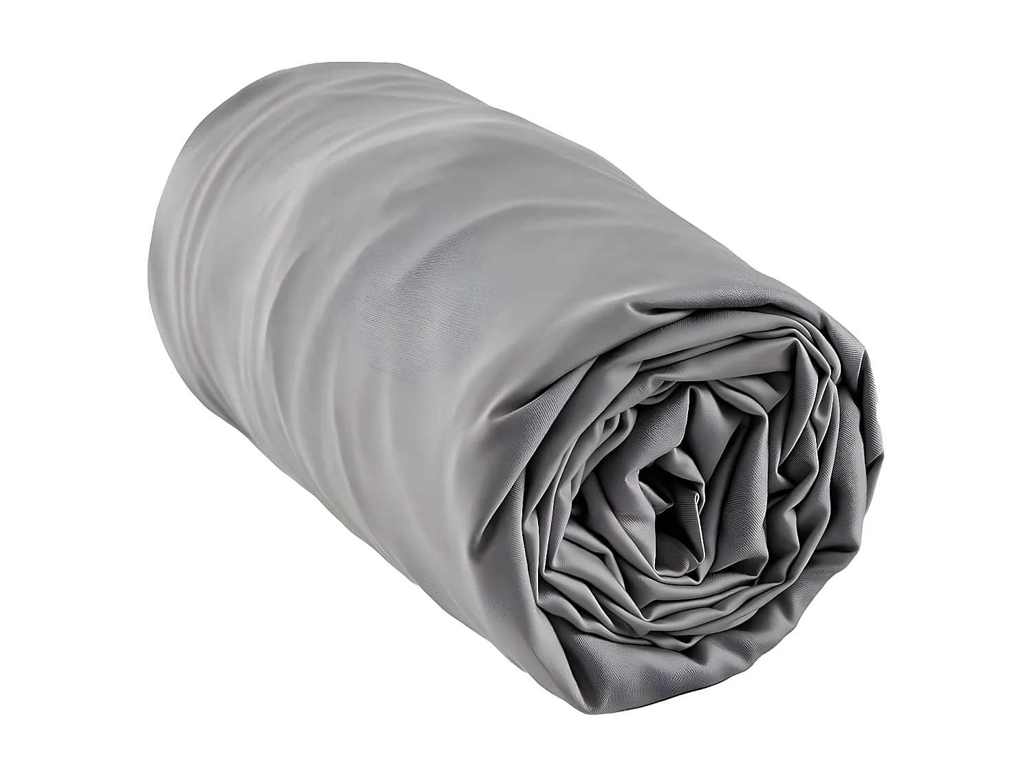 DALIA - Drap Housse 180x200cm 100 % Viscose de Bambou Granit