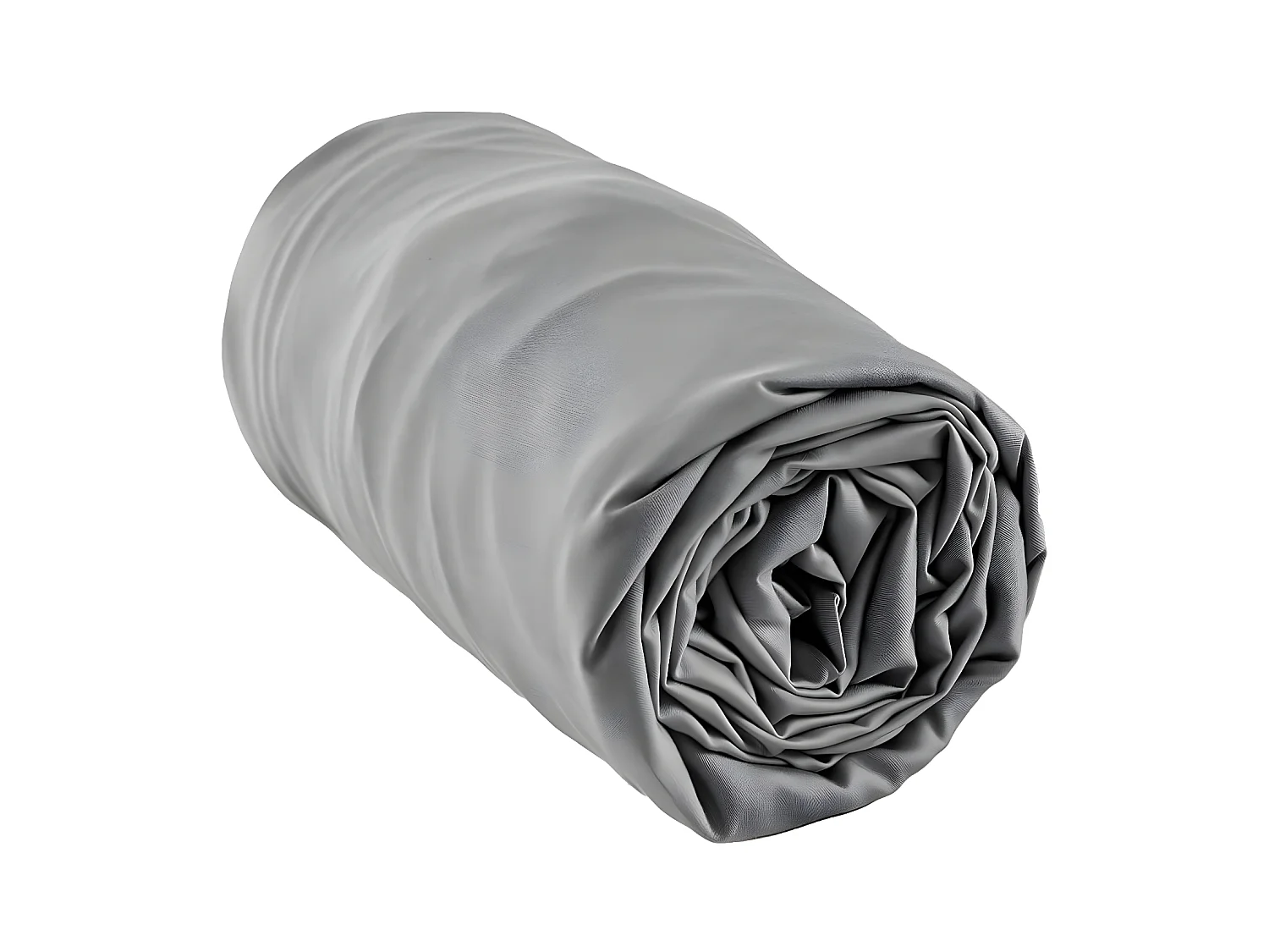 DALIA - Drap Housse 160x200cm 100 % Viscose de Bambou Granit