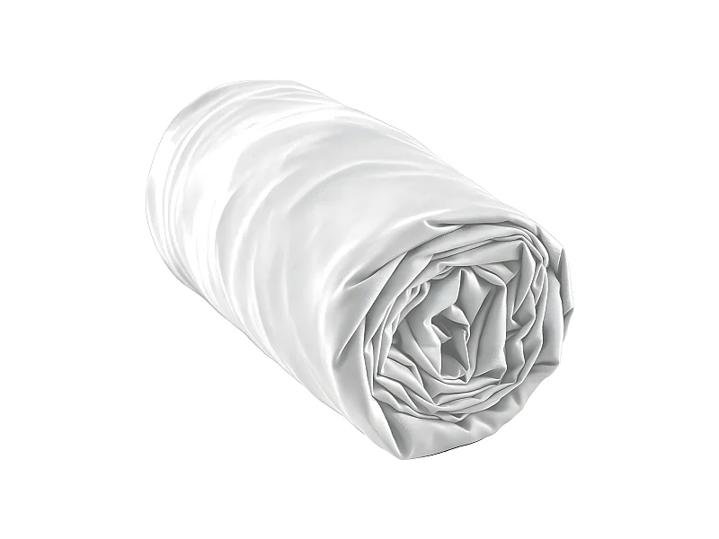 DALIA - Drap Housse 140x190cm 100 % Viscose de Bambou Chantilly