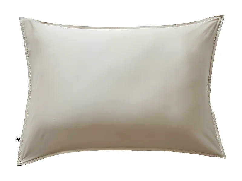 DALIA - Taie d'Oreiller 50x70cm 100 % Viscose de Bambou Pampa