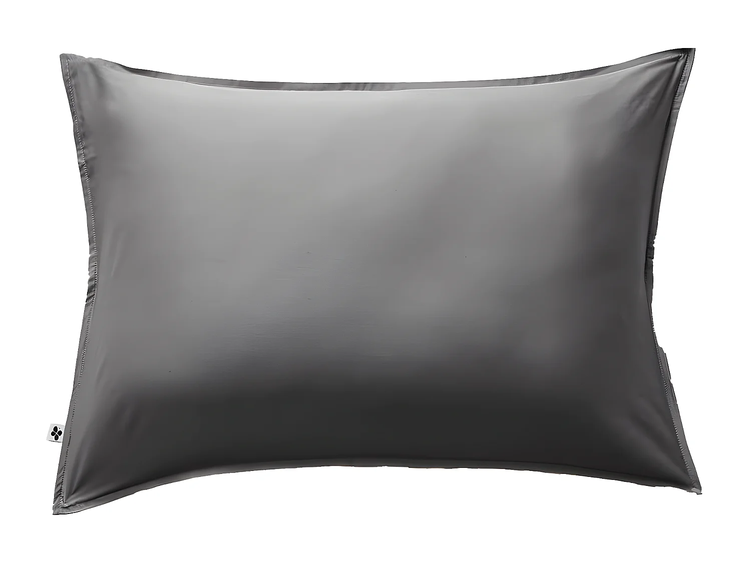 DALIA - Taie d'Oreiller 50x70cm 100 % Viscose de Bambou Granit