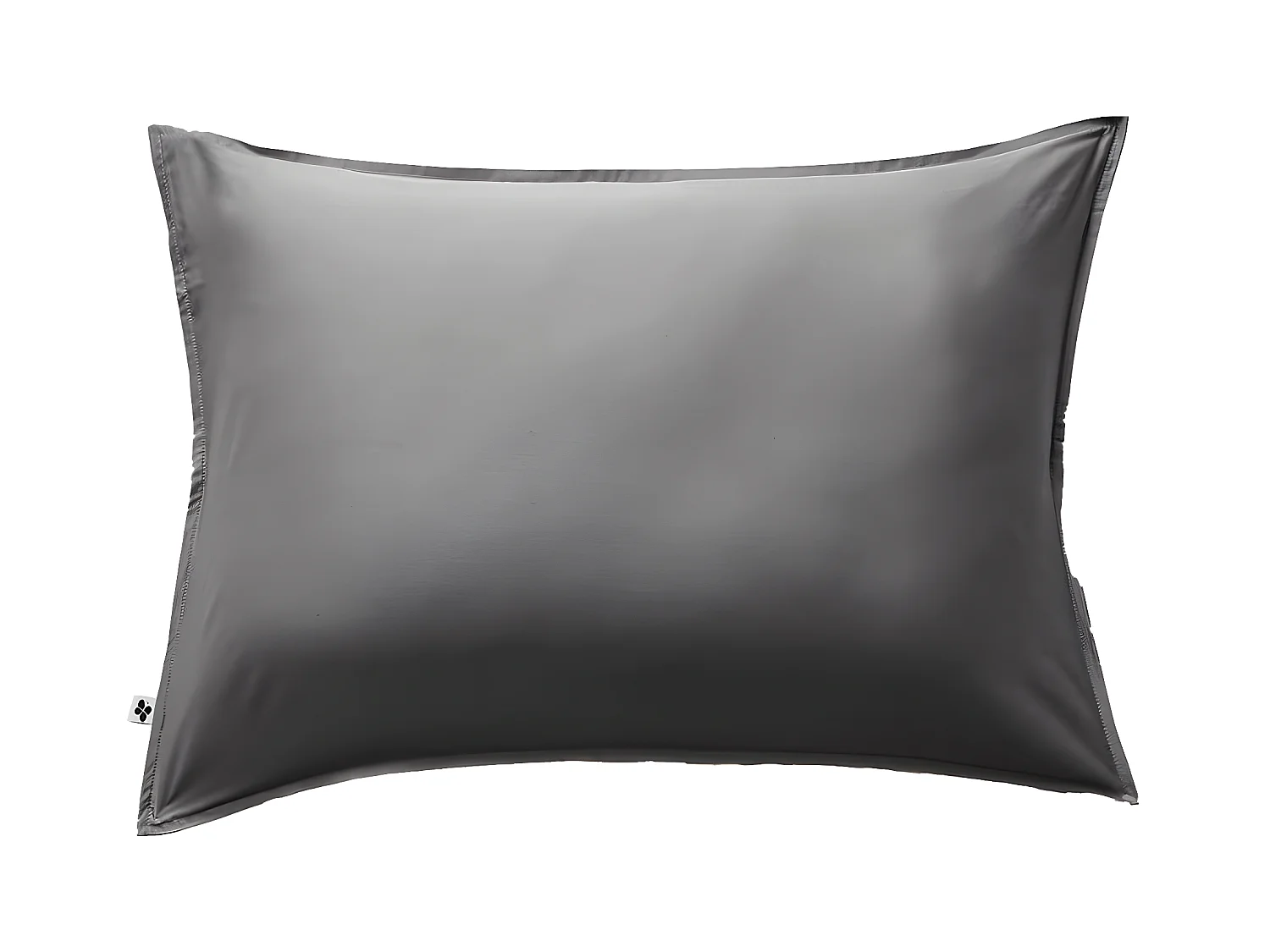 DALIA - Taie d'Oreiller 50x70cm 100 % Viscose de Bambou Granit