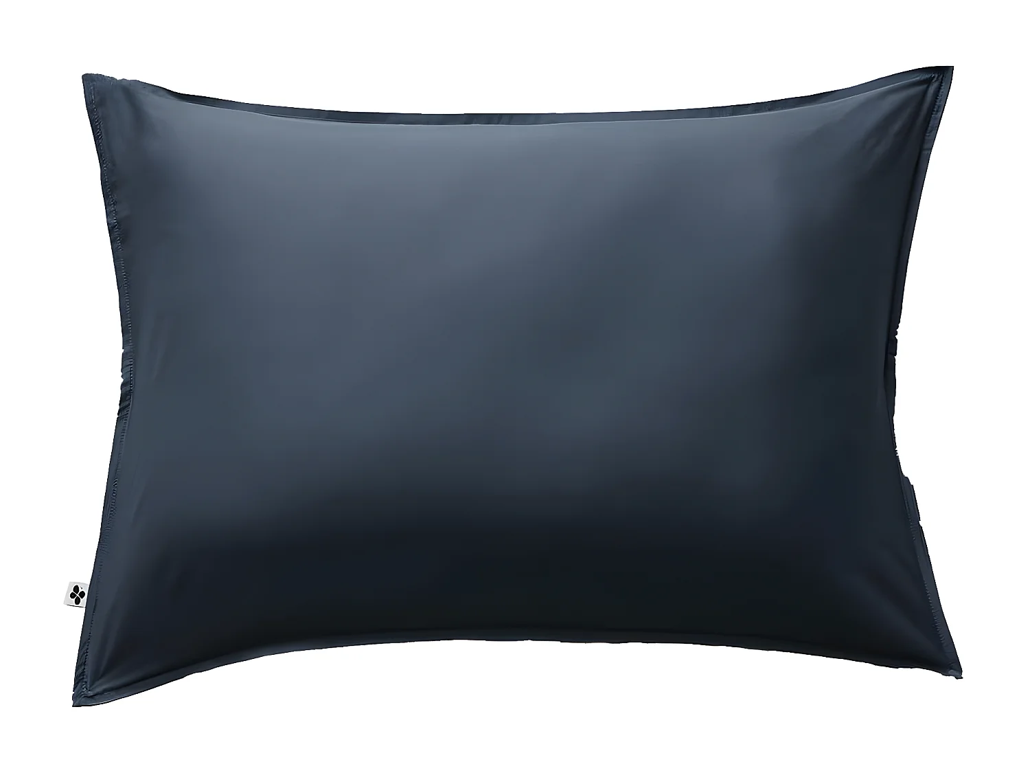 DALIA - Taie d'Oreiller 50x70cm 100 % Viscose de Bambou Bleu nuit