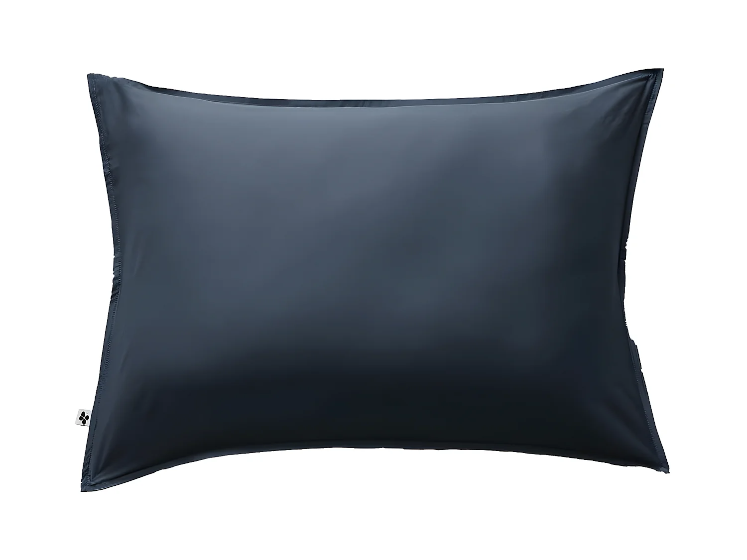 DALIA - Taie d'Oreiller 50x70cm 100 % Viscose de Bambou Bleu nuit