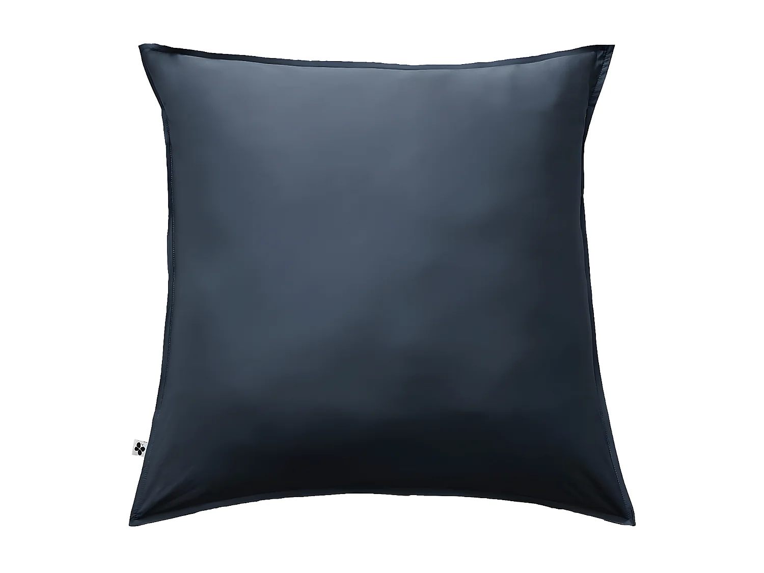 DALIA - Taie d'Oreiller 63x63cm 100 % Viscose de Bambou Bleu nuit