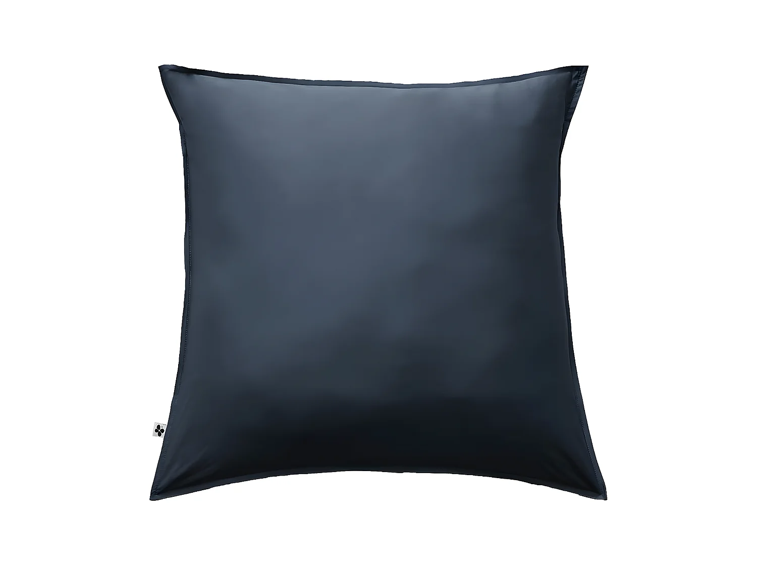 DALIA - Taie d'Oreiller 63x63cm 100 % Viscose de Bambou Bleu nuit